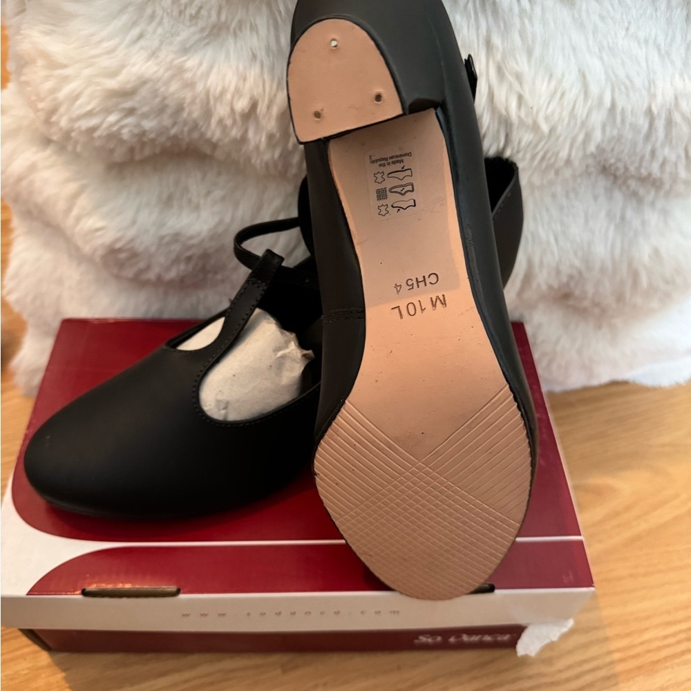2 inch Black Character Dance Shoes - Picture 2 of 3